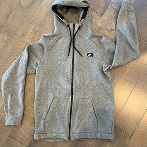 Nike zip up gray hoodie men’s medium